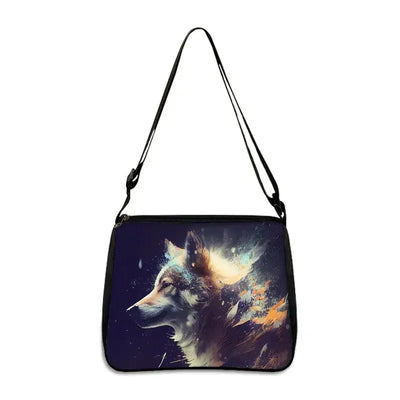 Cool Howling Wolf Shoulder Bag Crossbody Bag