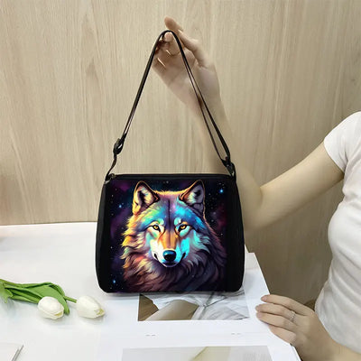 Cool Howling Wolf Shoulder Bag Crossbody Bag