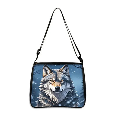 Cool Howling Wolf Shoulder Bag Crossbody Bag