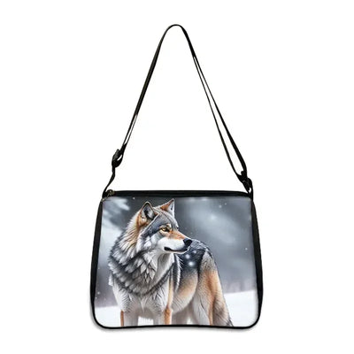 Cool Howling Wolf Shoulder Bag Crossbody Bag