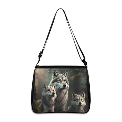 Cool Howling Wolf Shoulder Bag Crossbody Bag