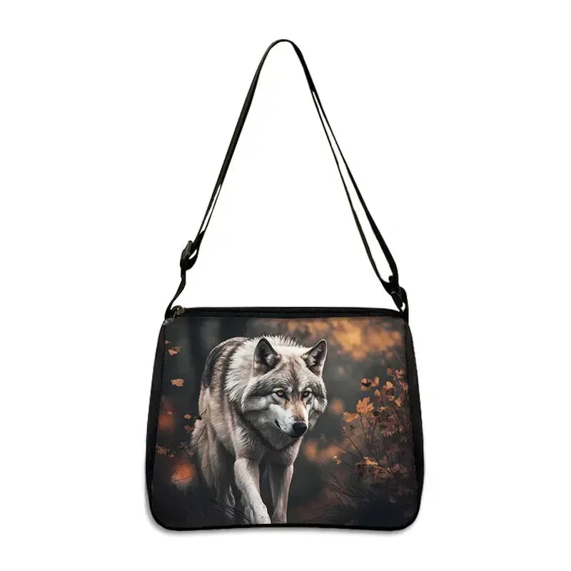 Cool Howling Wolf Shoulder Bag Crossbody Bag