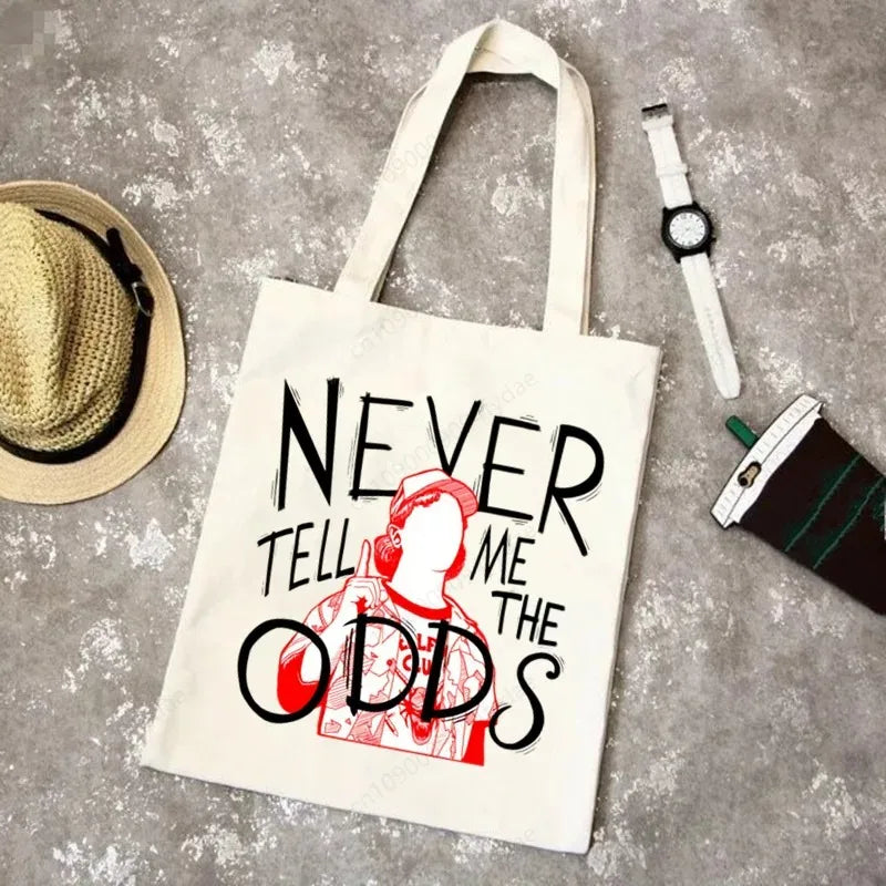 Stranger Thing Cartoon Canvas Women Tote Bags