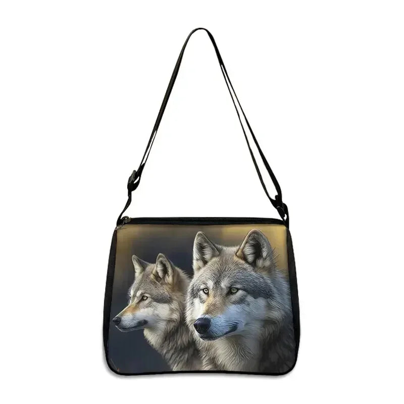 Cool Howling Wolf Shoulder Bag Crossbody Bag