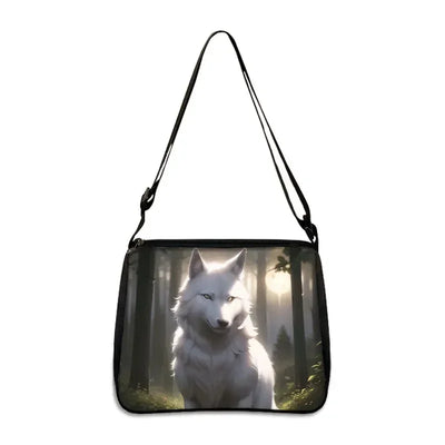 Cool Howling Wolf Shoulder Bag Crossbody Bag